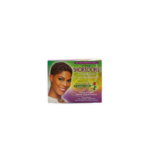 Pink ShortLooks Texturizer with Avocado & Castor Oil